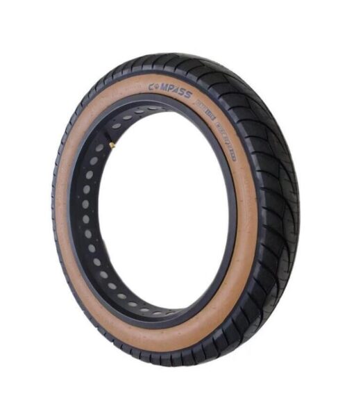 Compass 20x4.00 Slick Fat Bike Dış Lastik Klasik Amber Yanak