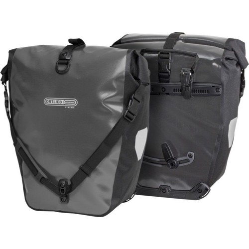 Ortlieb Back-Roller Classic Arka Bisiklet Çanta 40L Asfalt Siyah QL2.1 F5305