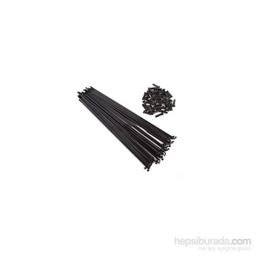 TW Bisiklet Jant Teli Siyah 185mm 144 Adet