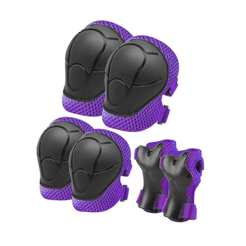 foland-bisiklet-kaykay-dizlik-dirseklik-koruma-seti-mor-71673