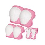 Foland Bisiklet Kaykay Dizlik Dirseklik Koruma Seti Pembe