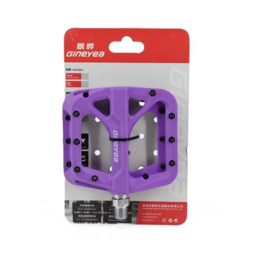 Gineyea M996 Rulmanlı Hightec Çivili Platform Trial Bmx Pedal Mor