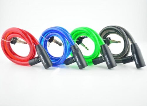 Zozo 12x800 mm Anahtarlı Bisiklet Halat Kilit