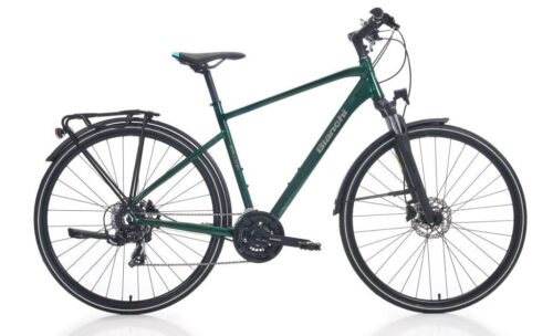 2026 Bianchi Newtourer 21 Tourney 21V Şehir Tur Bisikleti Koyu Yeşil