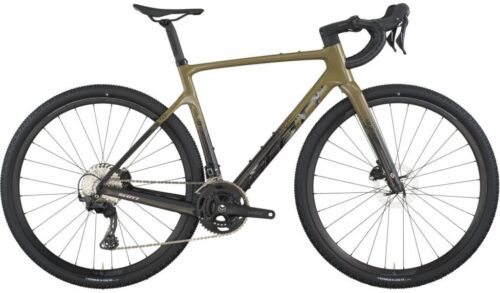 2026 Scott Addict Gravel 40 Karbon Bisiklet Yeşil