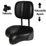 EFR Sırt Destekli Scooter Bisiklet Uyumlu Yükseklik Ayarlı Sele