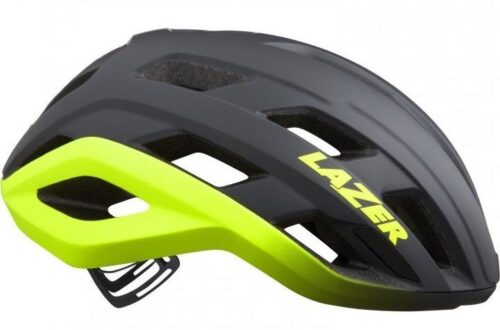 Lazer Strada KinetiCore CE-CPSC Kask Matte Koyu Gri Flash Sarı S (52/56)