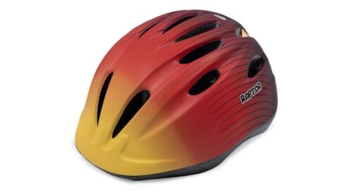 Raptor Sunset HB63 Çocuk Bisiklet Kaskı Kırmızı/Sarı M