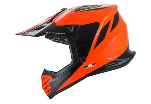 Sway FS-618 Stardust Full Face Kask Turuncu-Siyah