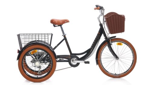 Carraro Caravan 24 Jant 3 Tekerlekli Kargo Bisiklet Siyah