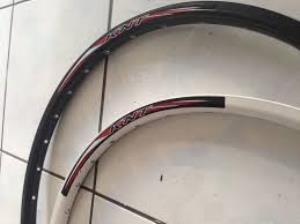 KNT 26 Jant Disk Fren Uyumlu Çift Kat Jant Çemberi 36H Siyah