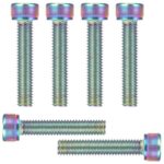 AYD Rainbow Oilslick Gidon Boğaz Vidası 6 Lı M6x30