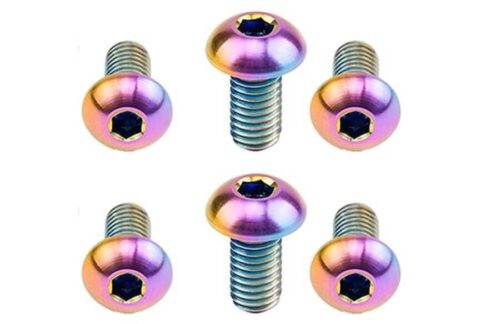 AYD Rainbow Oilslick Rotor Vidası 6 Lı M5x10