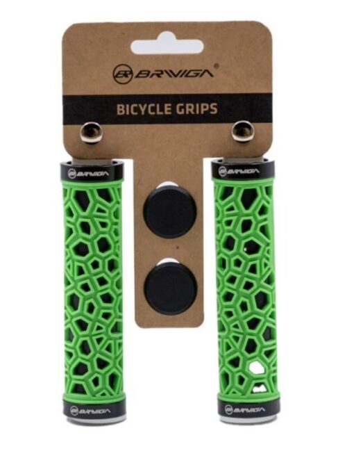 Briviga Bisiklet Elcik Uzun 130mm Vidalı Yeşil-Siyah