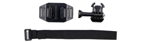 Briviga HMT-MOUNT03 GoPro Kask Montajı (Velcro Kayışlı, Siyah)