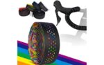 Briviga PU+EVA Bisiklet Gidon Bandı 3mm Siyah/Rainbow
