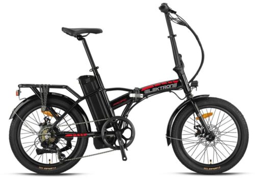 Kron Elektron Pasific H Disk 20 Jant Elektrikli Katlanır Bisiklet Siyah/Kırmızı