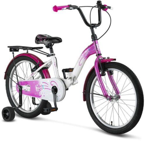 Ümit Picolo 20 Jant Katlanır Kız Çocuk Bisikleti Beyaz/Pembe