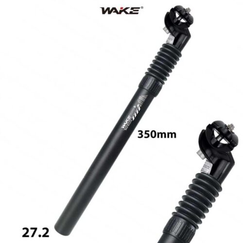 Wake Amortisörlü Bisiklet Sele Borusu 27.2mm Kızaklı 350mm