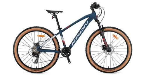 2026 Kron XC 100 H Disk 24 Jant Çocuk Bisikleti Mat Lacivert/Gri/Kırmızı