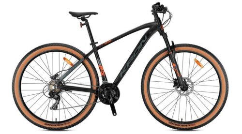 2026 Kron XC 100 H Disk 27.5 Jant Bisiklet Mat Siyah/Füme/Turuncu