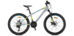 2026 Kron XC 75 V Fren 24 Jant Çocuk Bisikleti Nardo Gri/Sarı/Mavi
