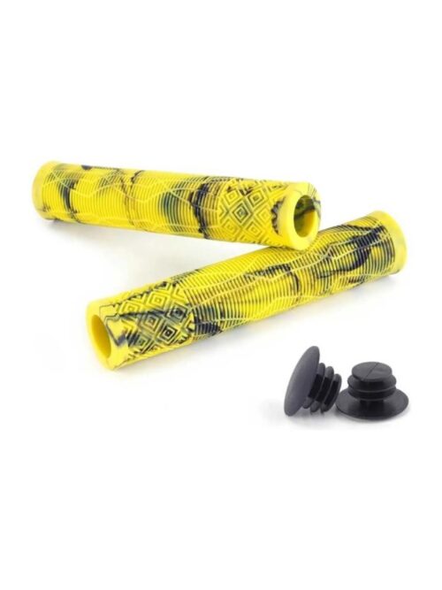 Forte GT 5023 Silikon Bmx/Mtb Uzun Bisiklet Elcik 165mm Sarı